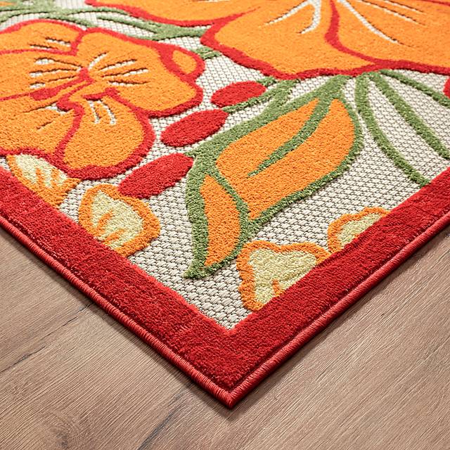 Brisside Gray/Multi 5' x 8' Indoor/Outdoor Rug - Thumbnail - Image 4