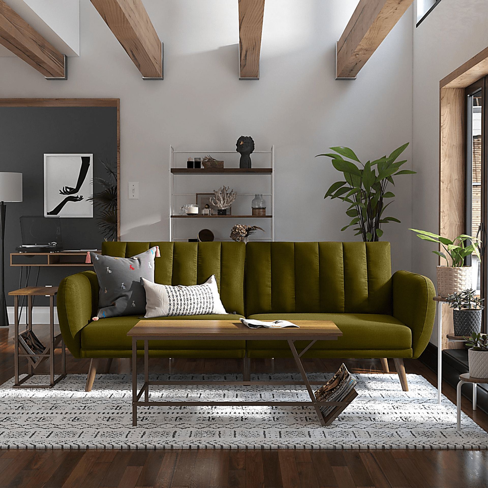 Bristerburg Green Futon - Image 15