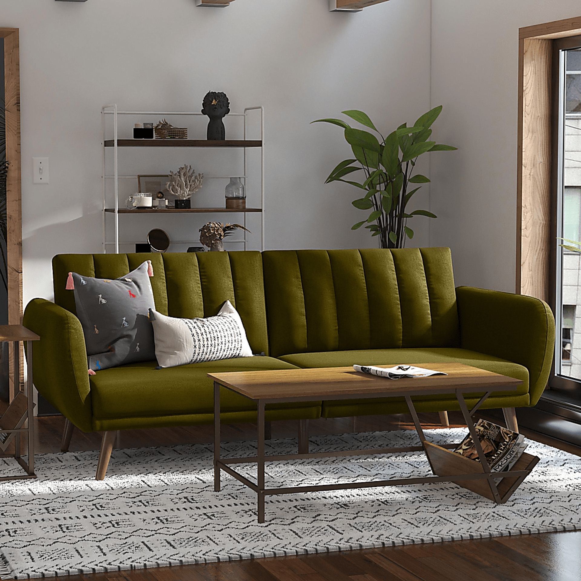 Bristerburg Green Futon - Image 2