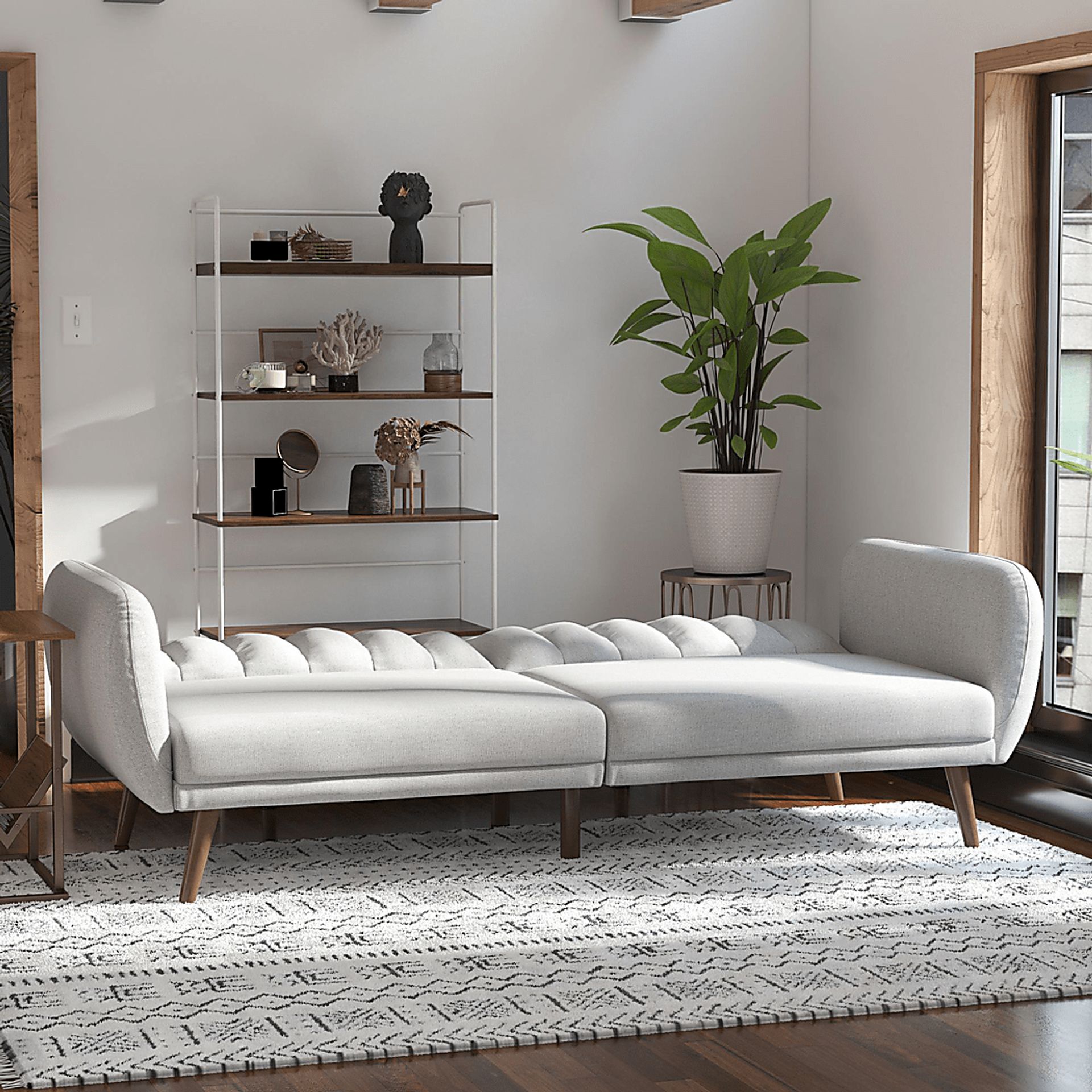 Bristerburg Light Gray Futon - Image 16