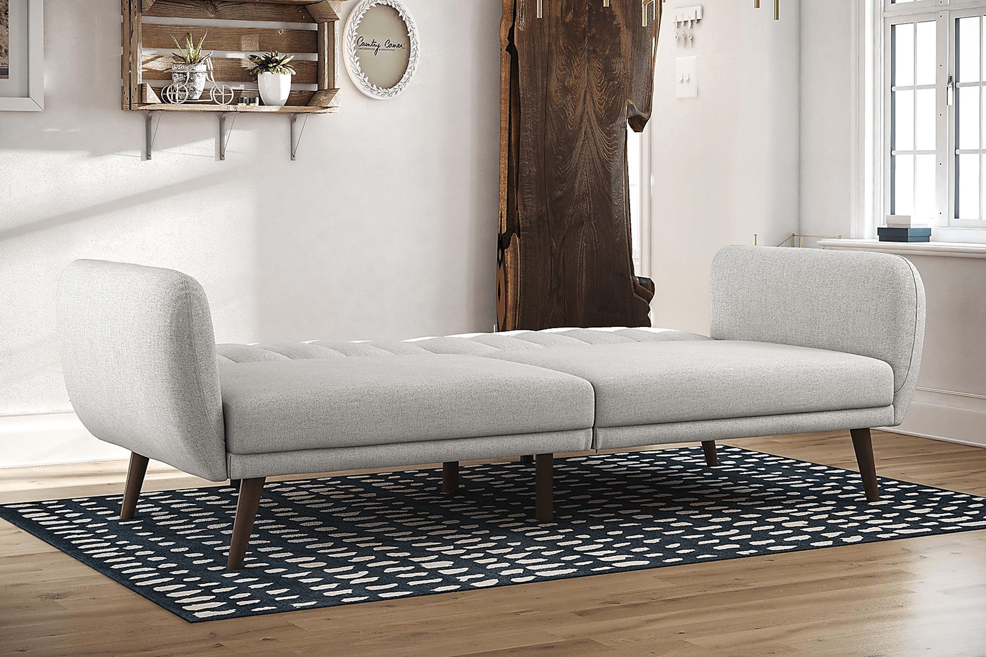 Bristerburg Light Gray Futon - Image 17