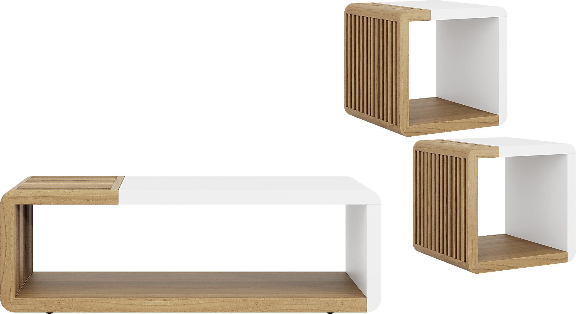 Bristol Bay Brown 3 Pc Occasional Table Set