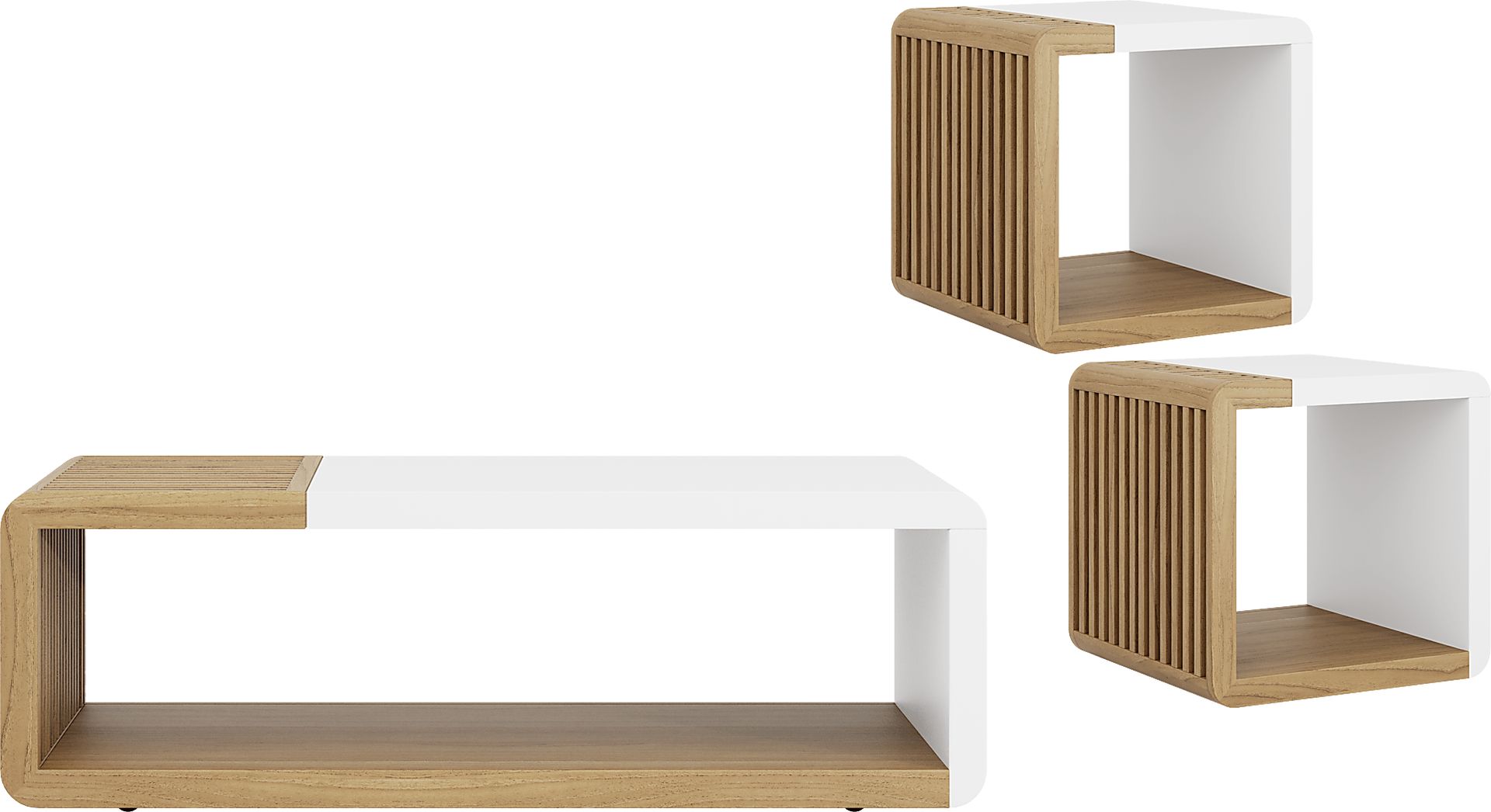 Bristol Bay Brown 3 Pc Occasional Table Set - Image 1
