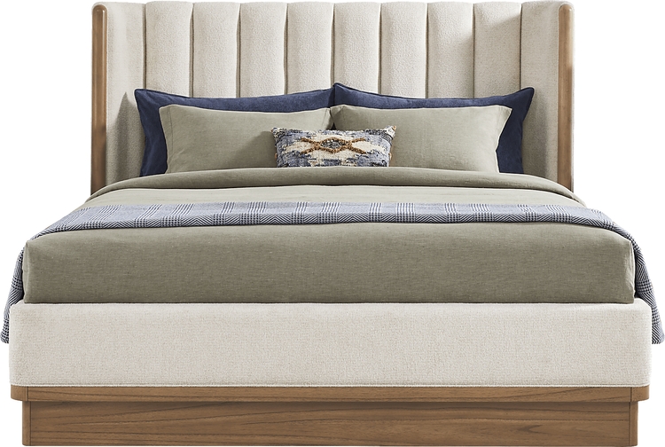 queen upholstered bed