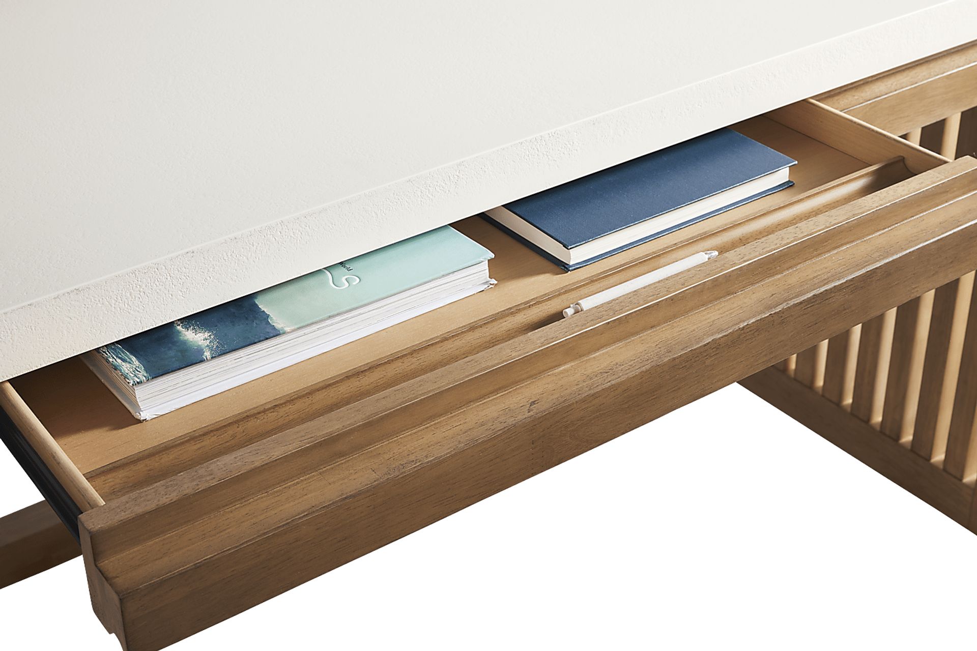 Bristol Bay Brown Writing Desk - Image 3