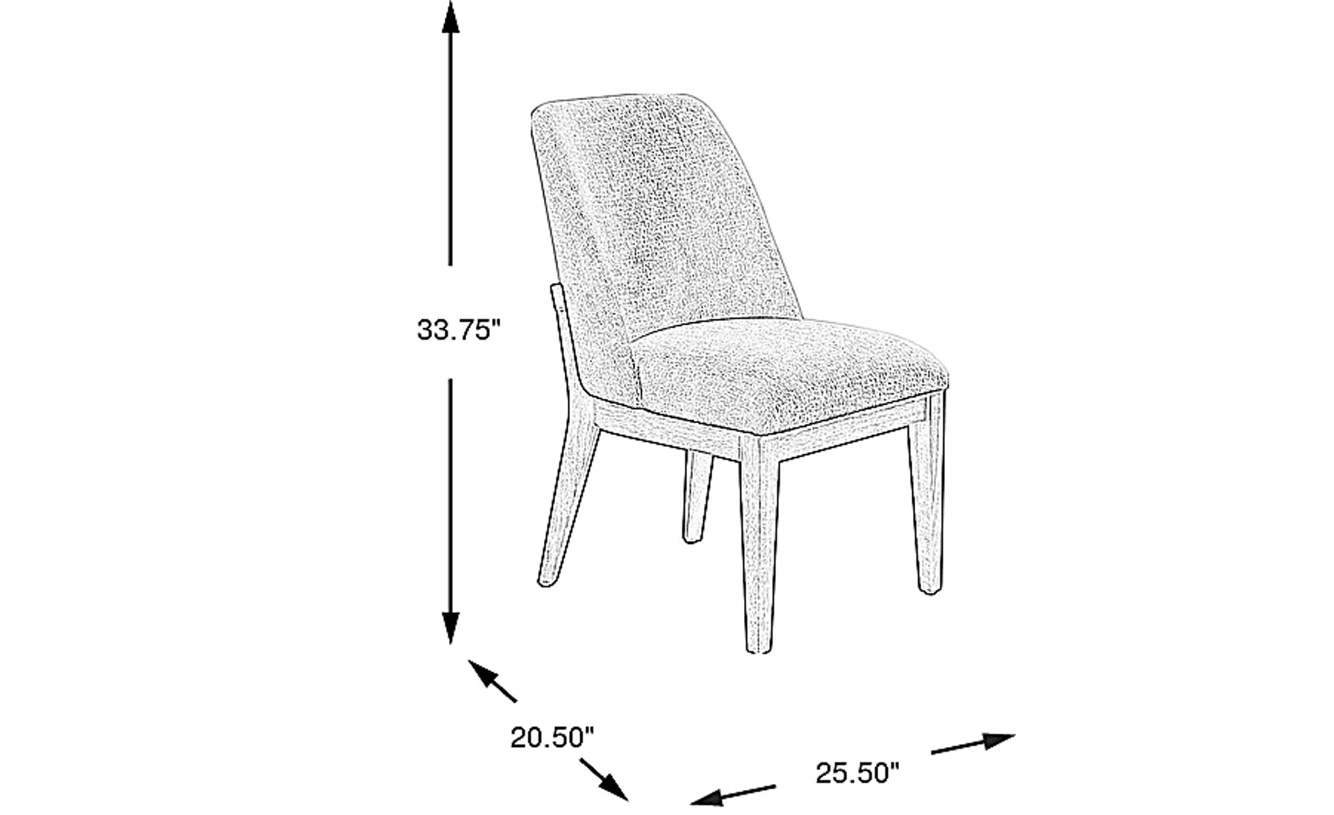 Dimension Image. Please refer to the Dimension Tab on this page for dimension details.