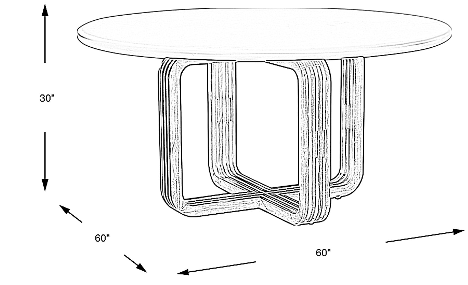 Dimension Image. Please refer to the Dimension Tab on this page for dimension details.