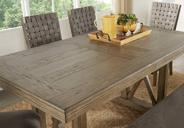 Bristow Charcoal Rectangle Counter Height Table - Thumbnail - Image 3
