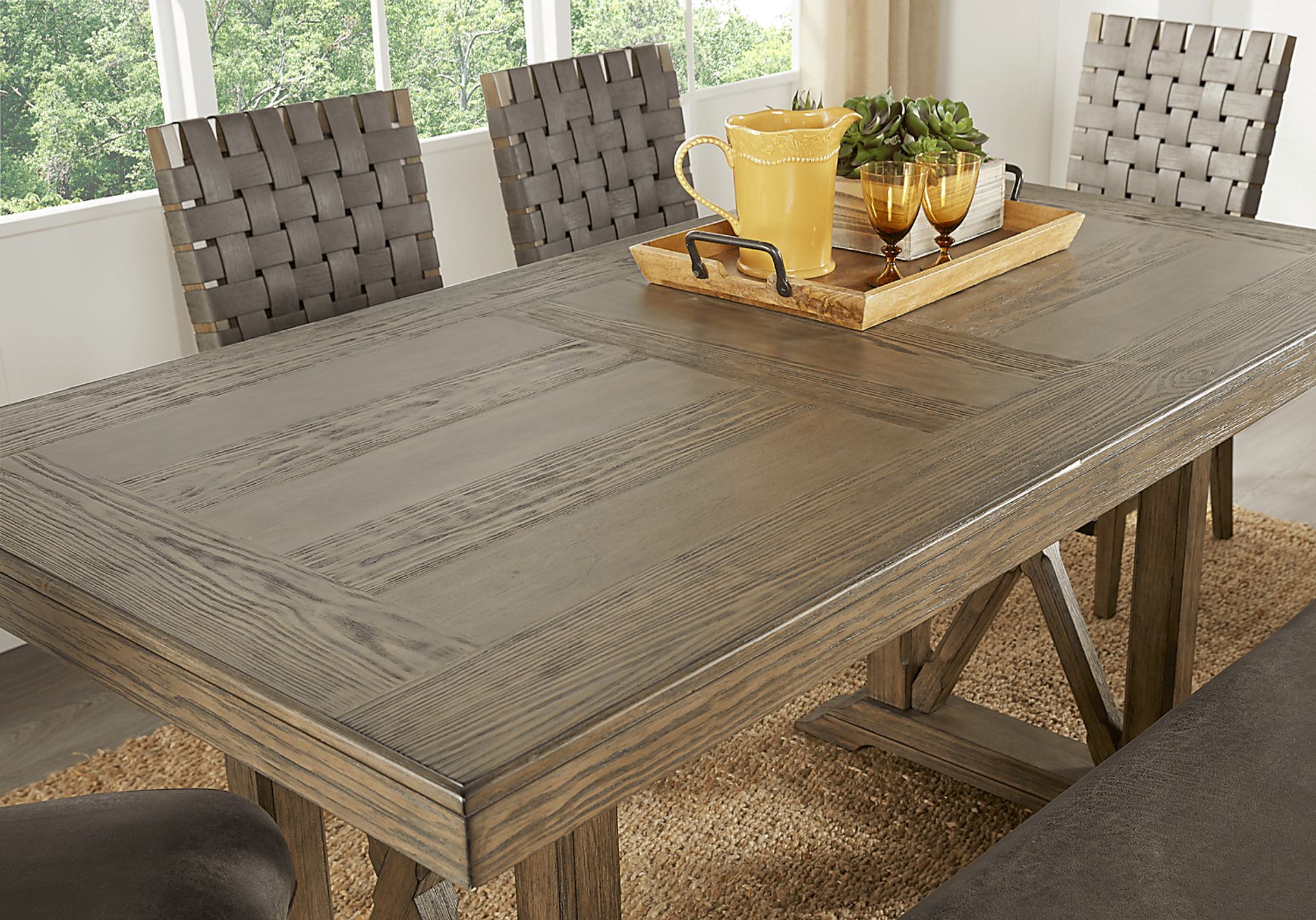 Bristow Charcoal Rectangle Counter Height Table - Image 3