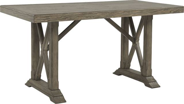 Bristow Charcoal Rectangle Counter Height Table - Thumbnail - Image 1
