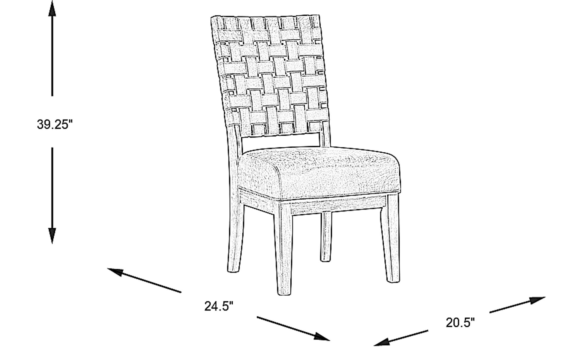 Dimension Image. Please refer to the Dimension Tab on this page for dimension details.