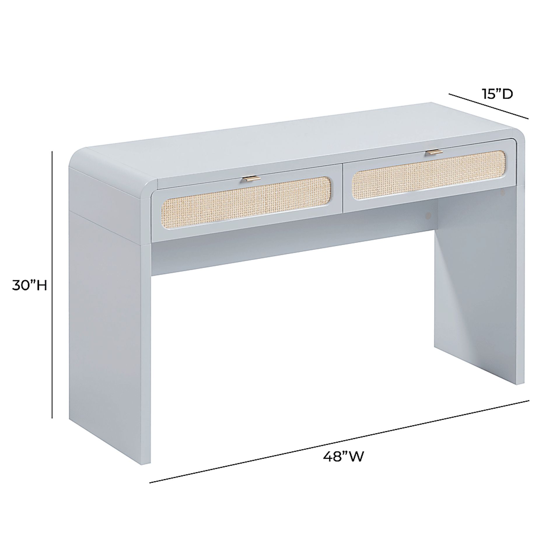 Britnie Blue Console Table - Image 8