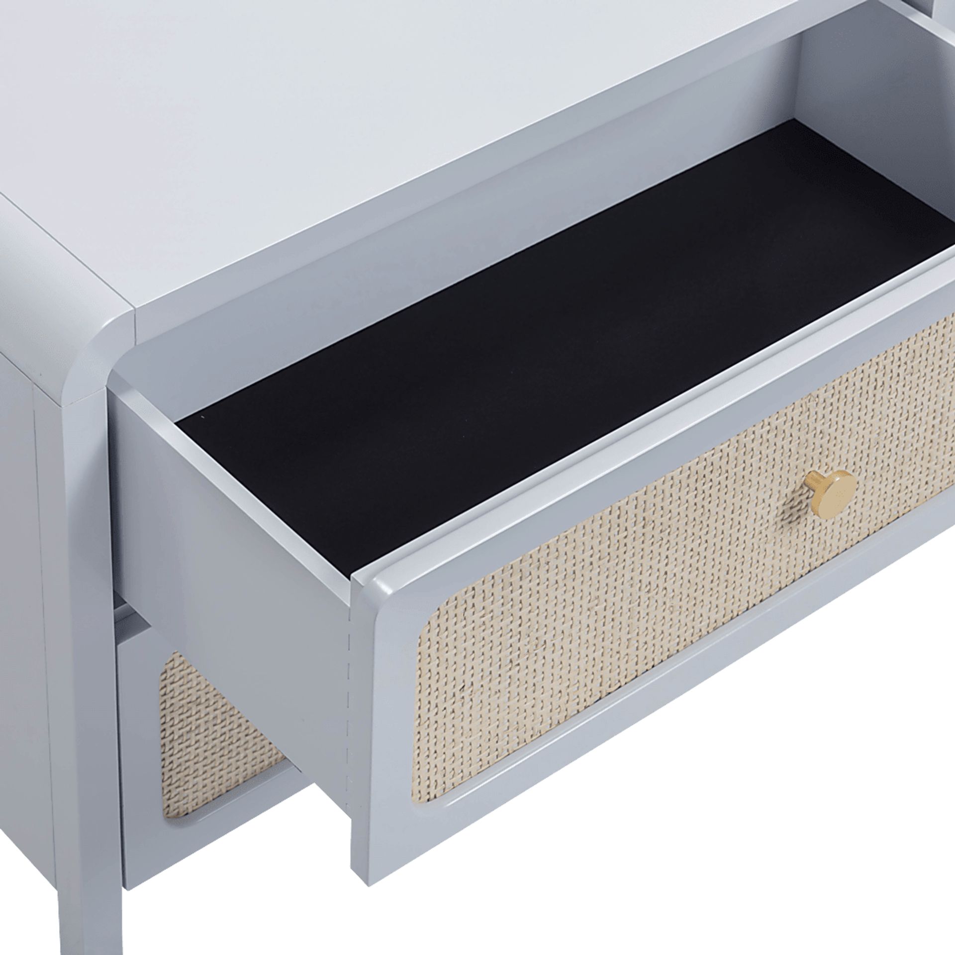 Britnie Blue Nightstand - Image 4