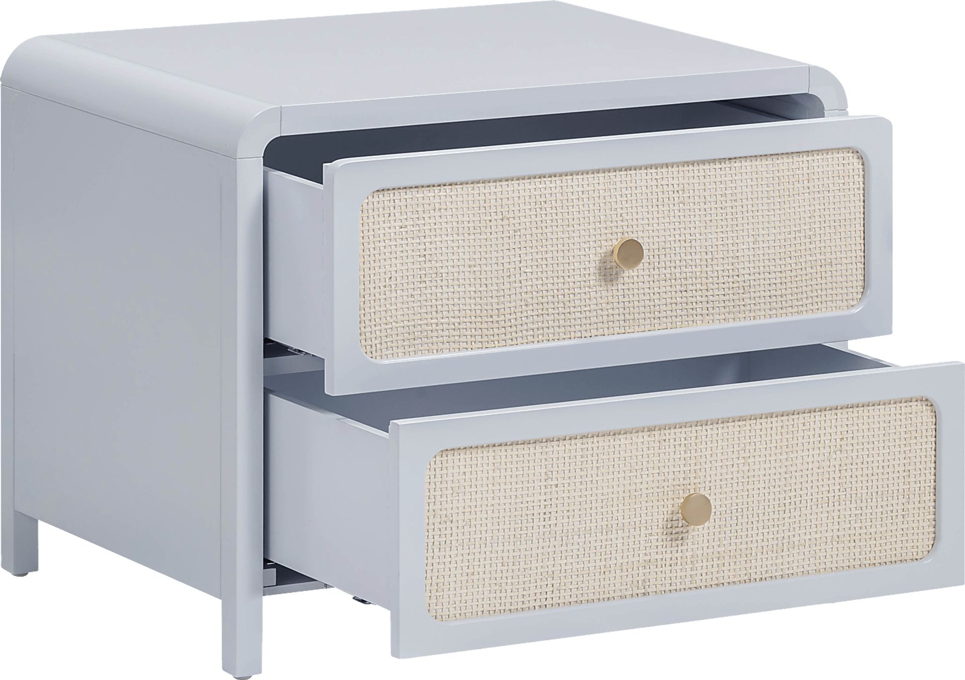 Britnie Blue Nightstand - Image 7