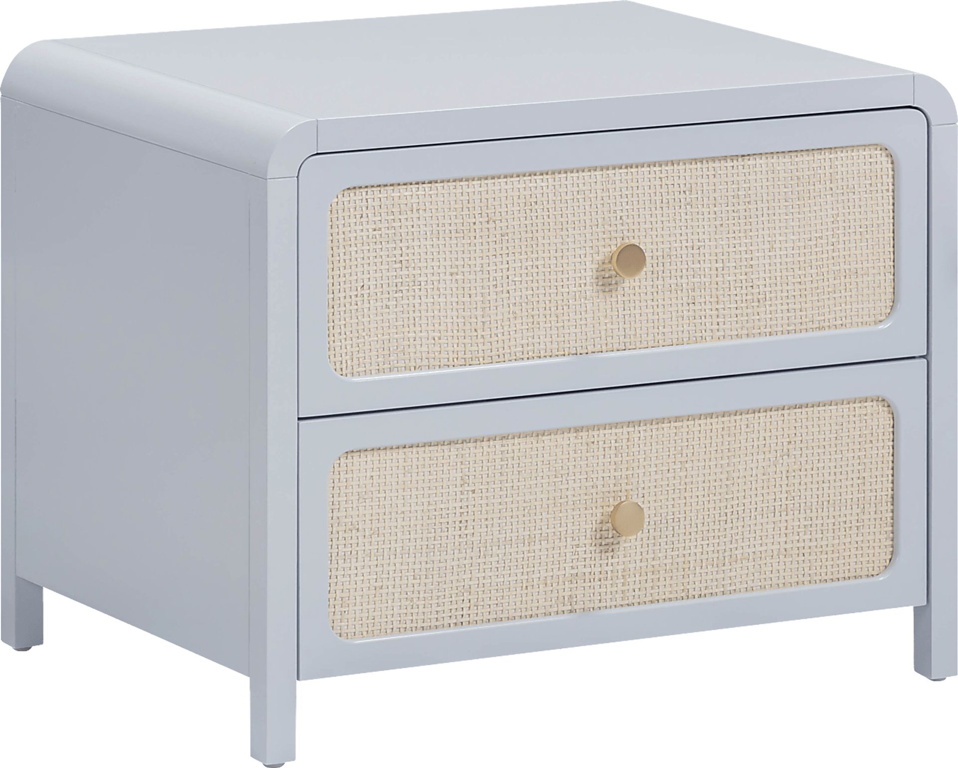 Britnie Blue Nightstand - Image 1