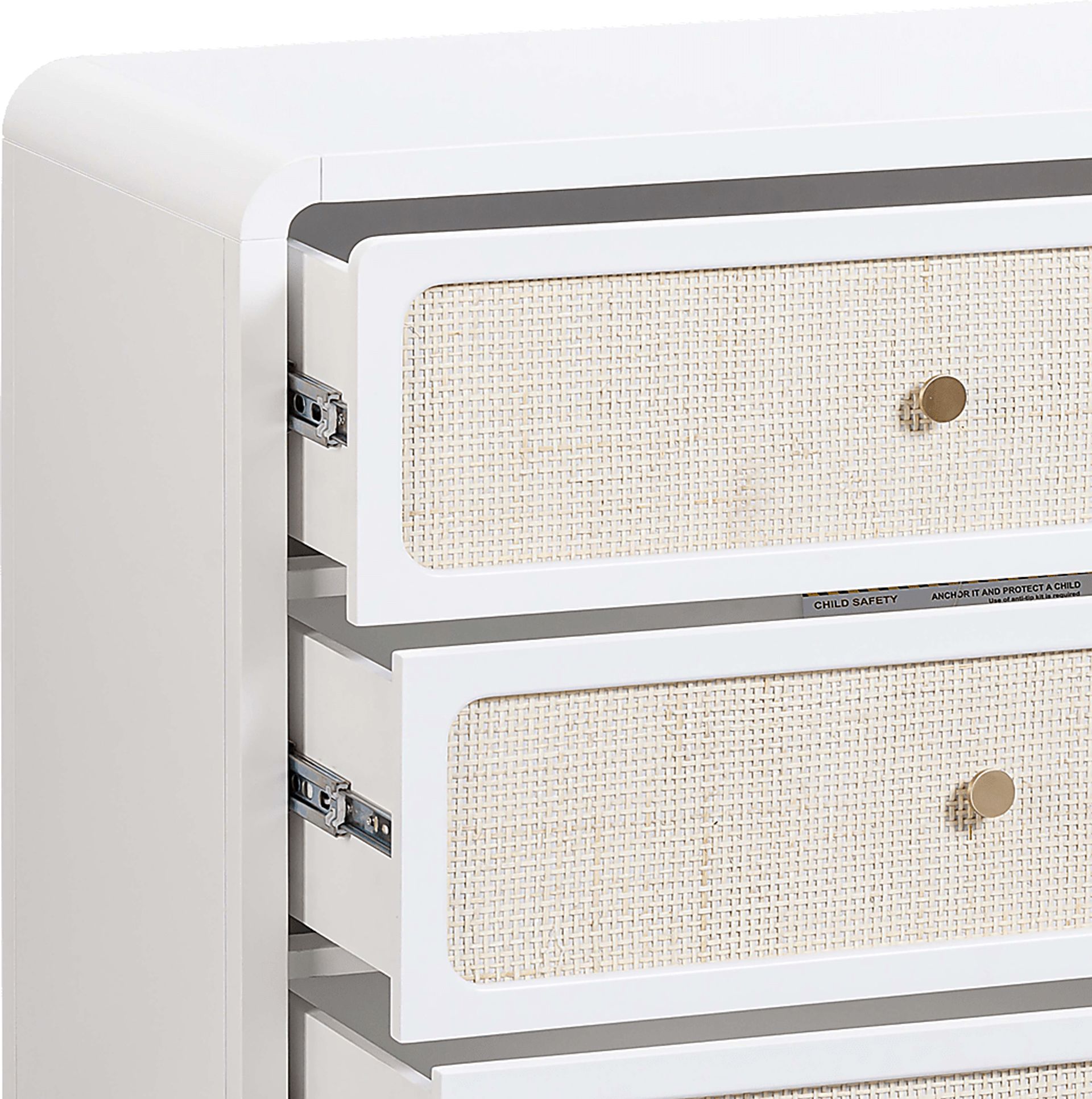 Britnie White Dresser - Image 6