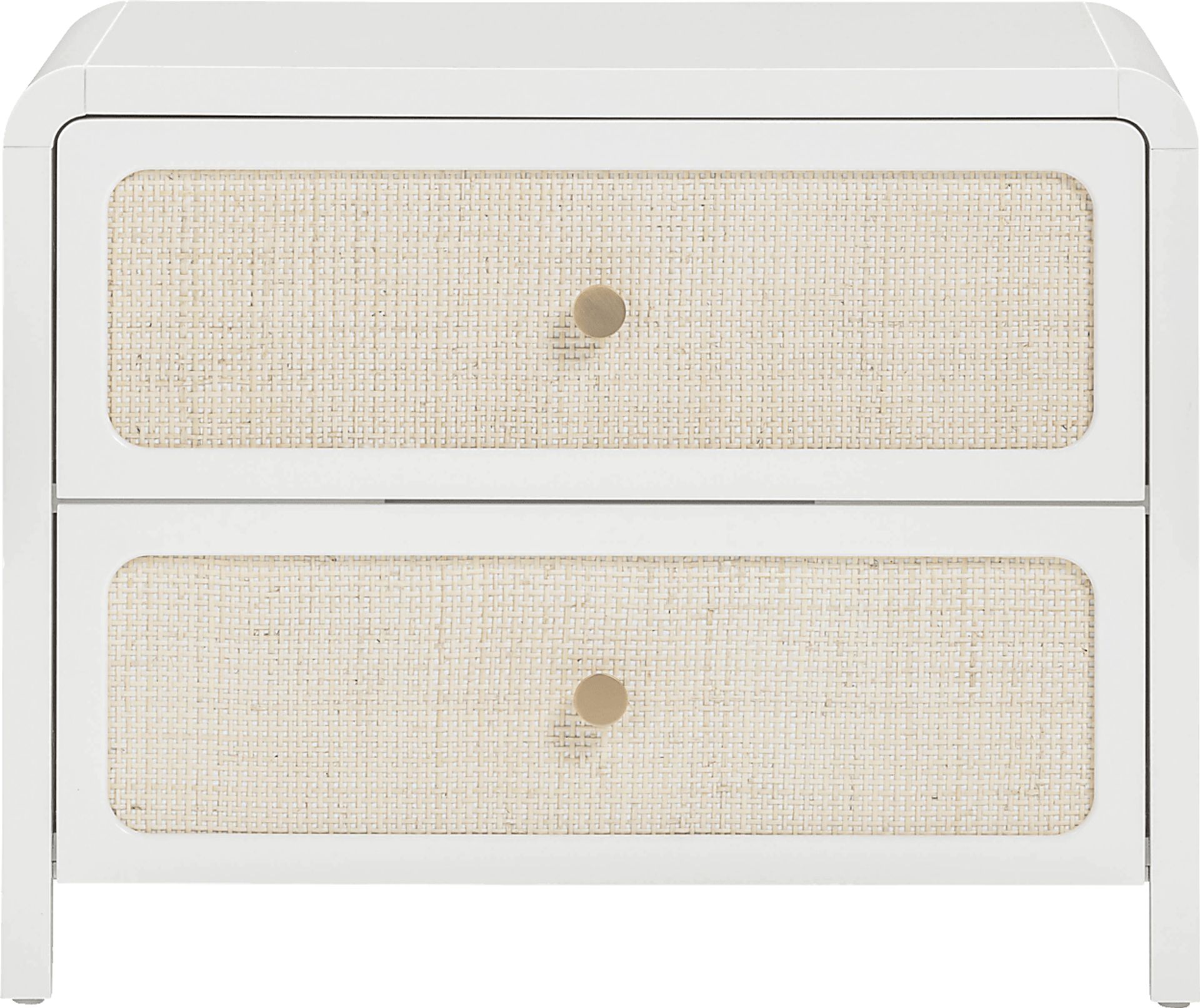 Britnie White Nightstand - Image 4