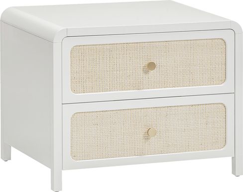 Britnie White Nightstand