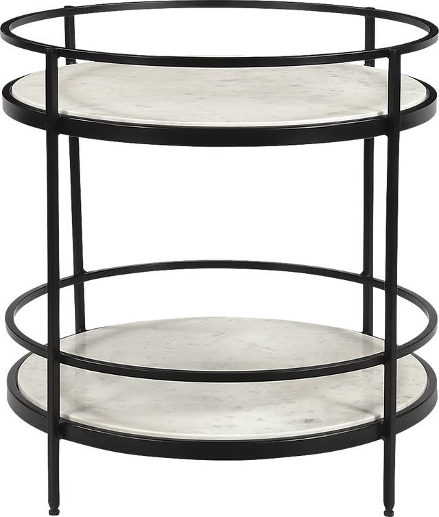 Britoak Black Accent Table - Thumbnail - Image 2