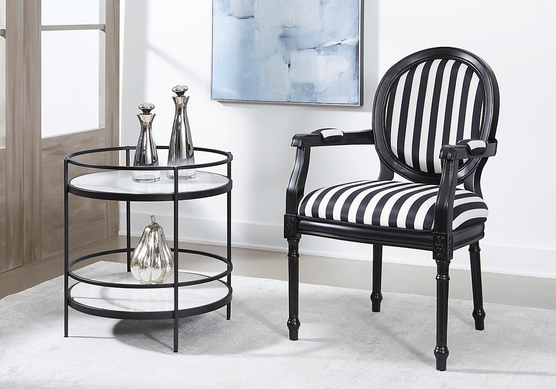 Britoak Black Accent Table - Image 6