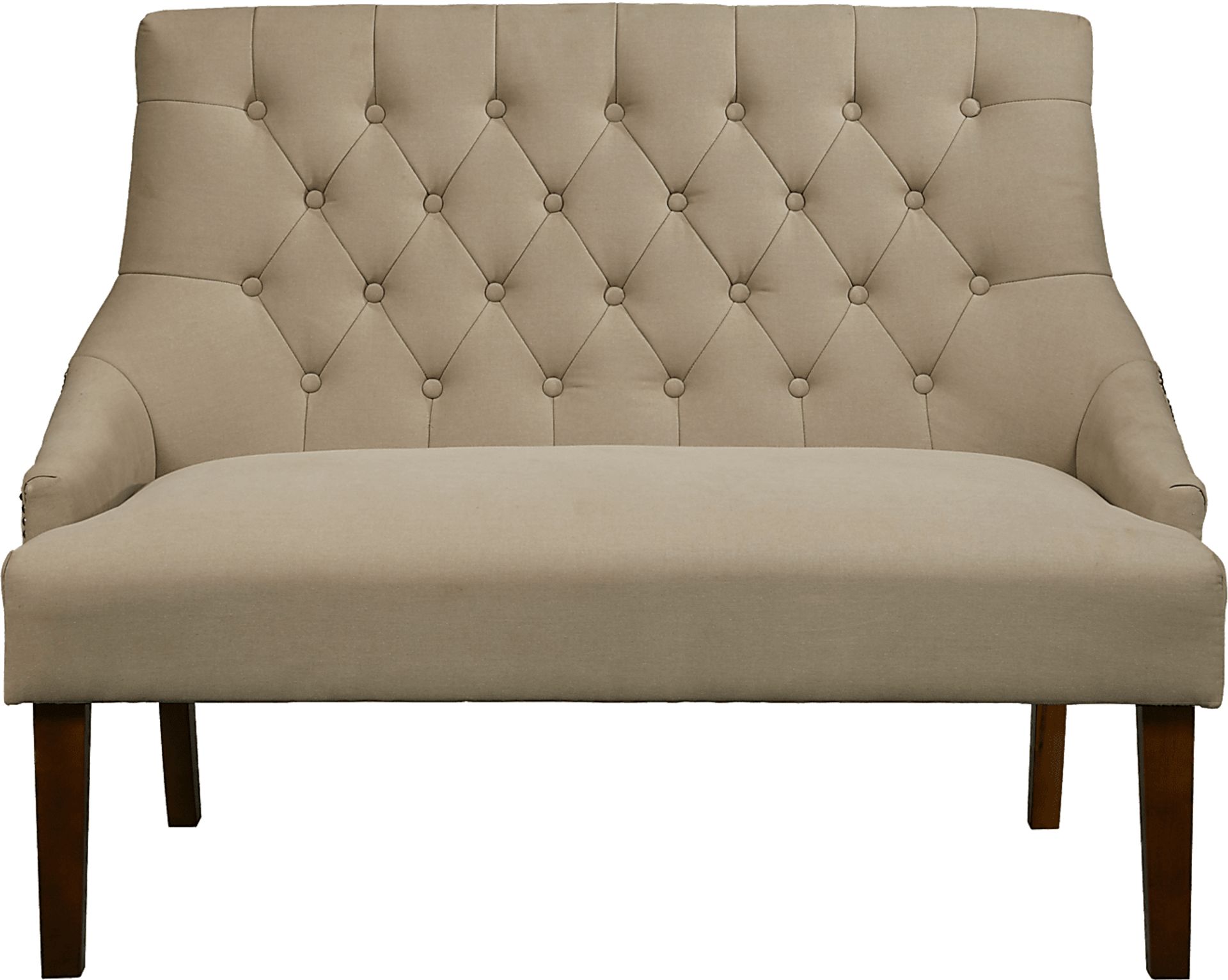 Brittany White Settee - Image 1
