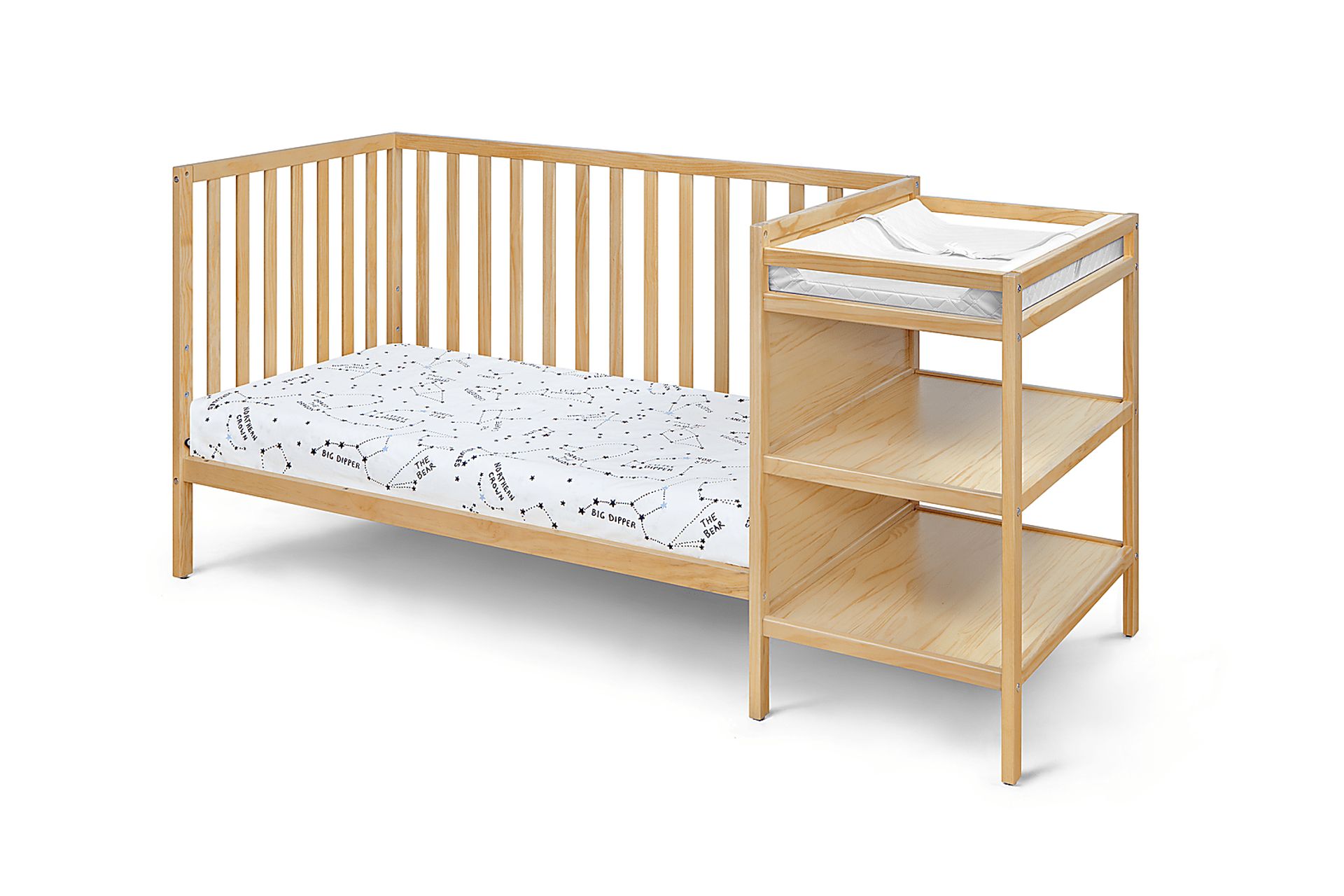 Kids Brittinger Natural Crib Combo - Image 3