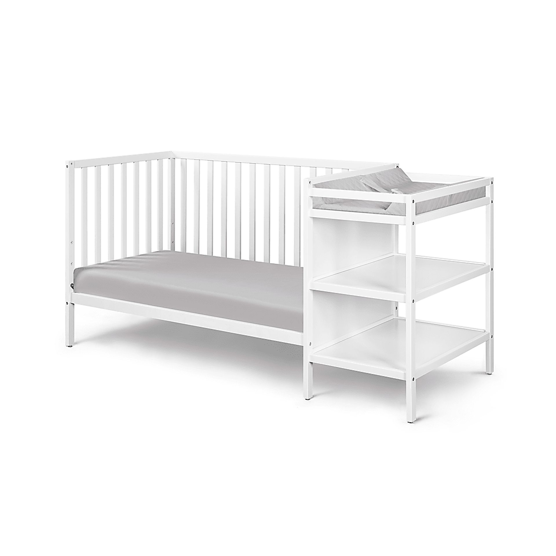 Kids Brittinger White Crib Combo - Image 2