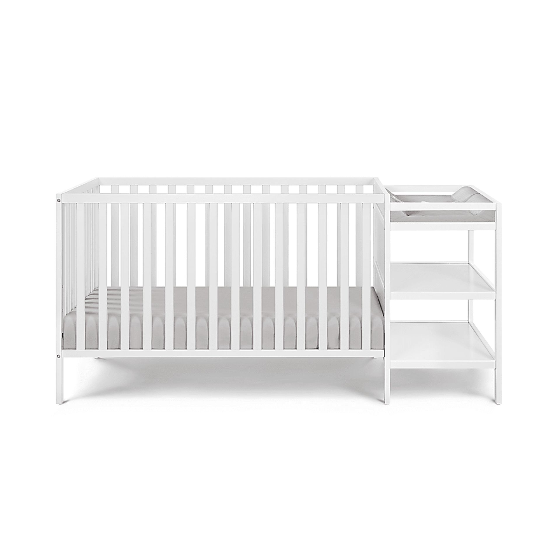 Kids Brittinger White Crib Combo - Image 3