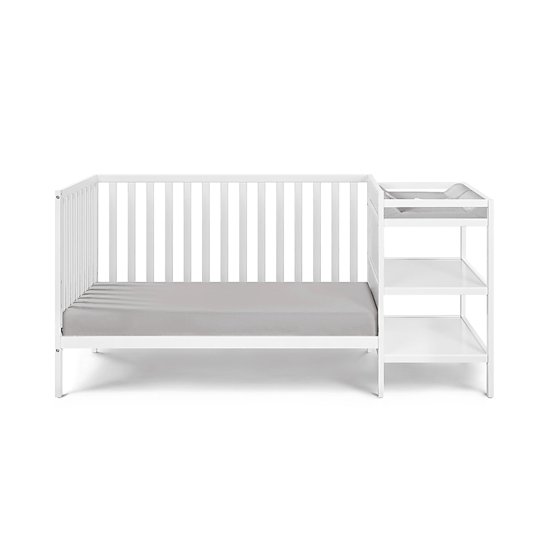 Kids Brittinger White Crib Combo - Image 4
