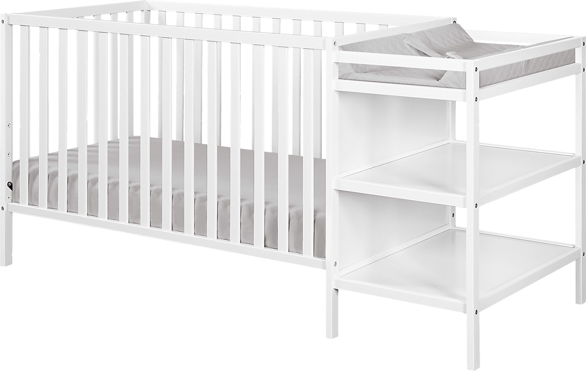 Kids Brittinger White Crib Combo - Image 1