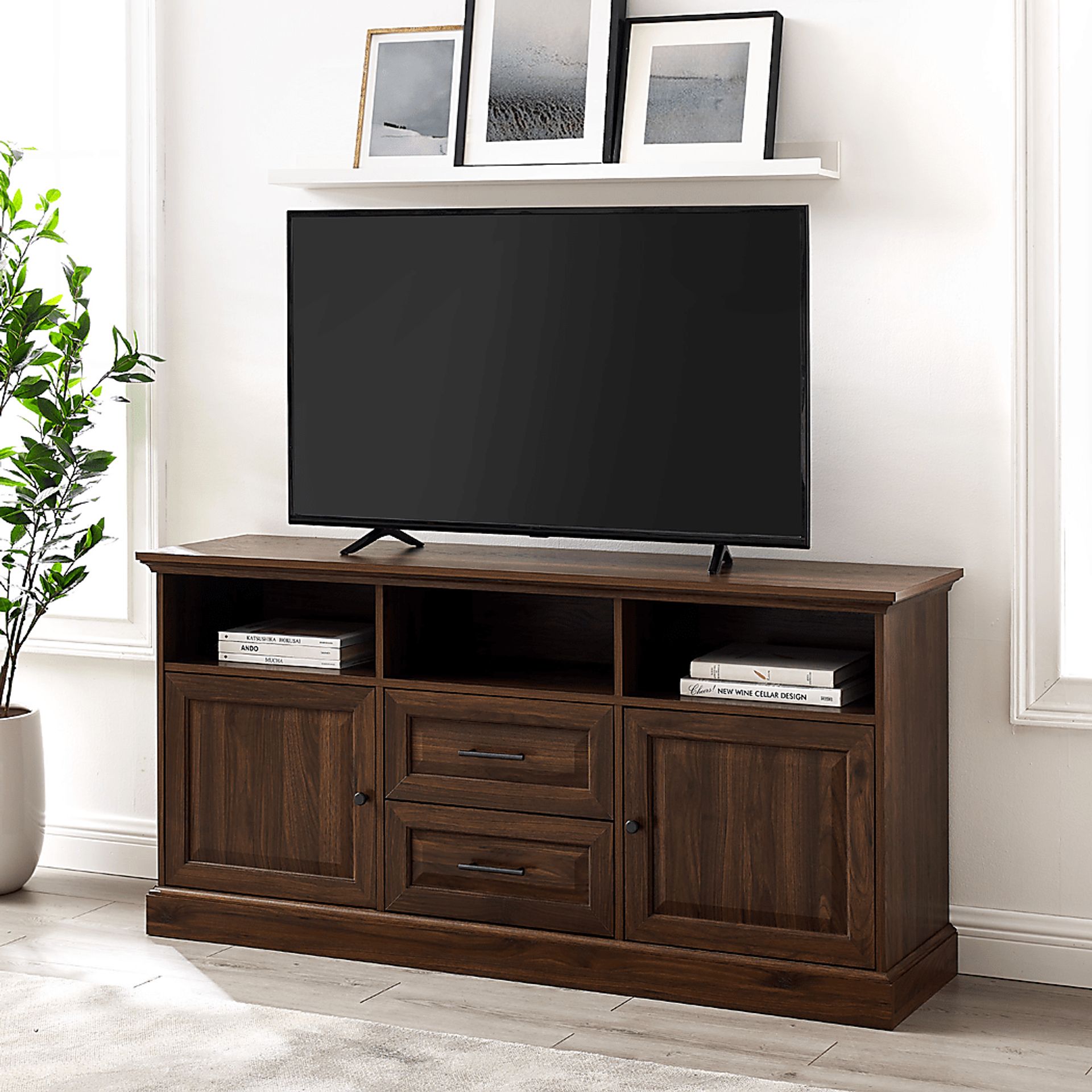 Brittlyns Brown 59 in. Console - Image 4