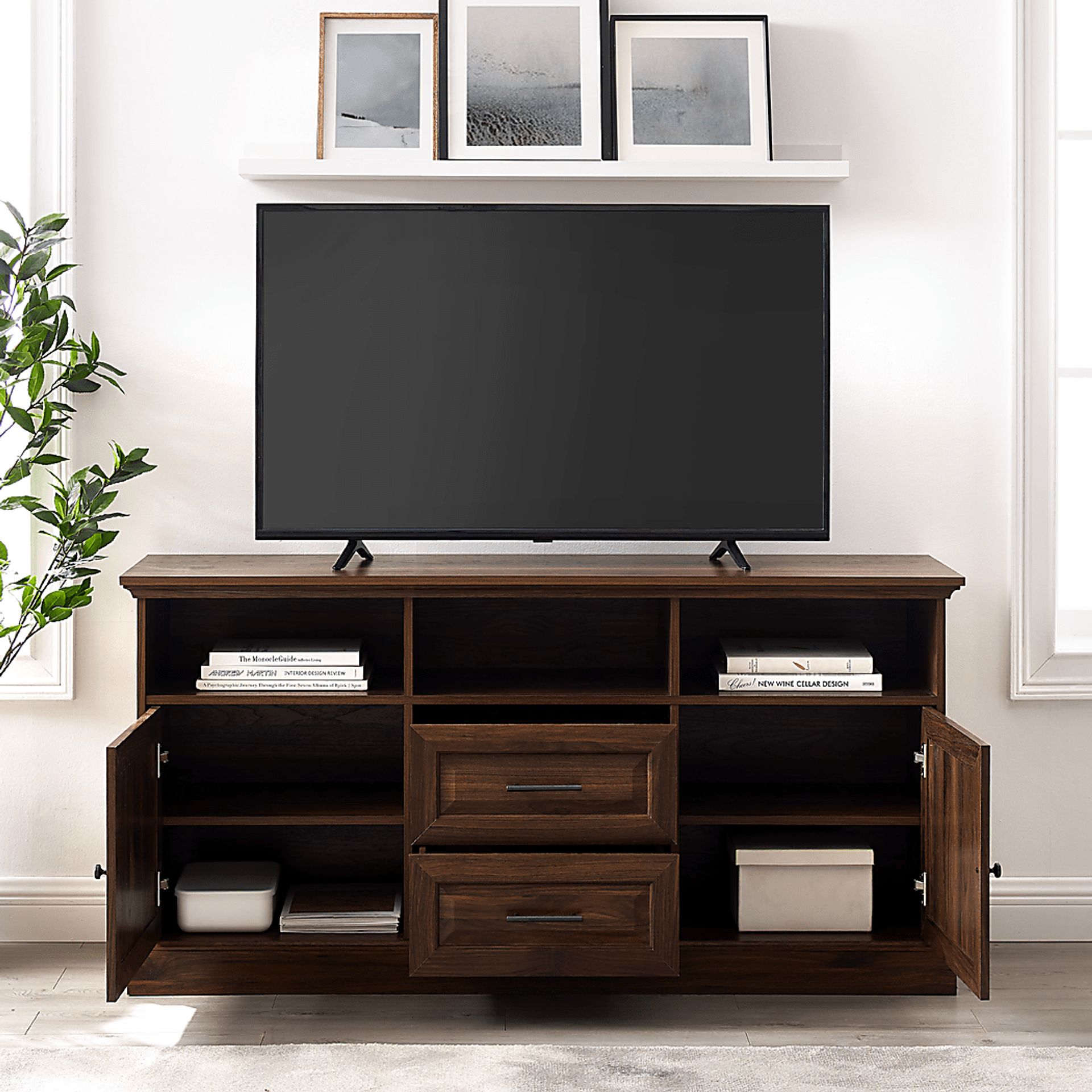 Brittlyns Brown 59 in. Console - Image 6