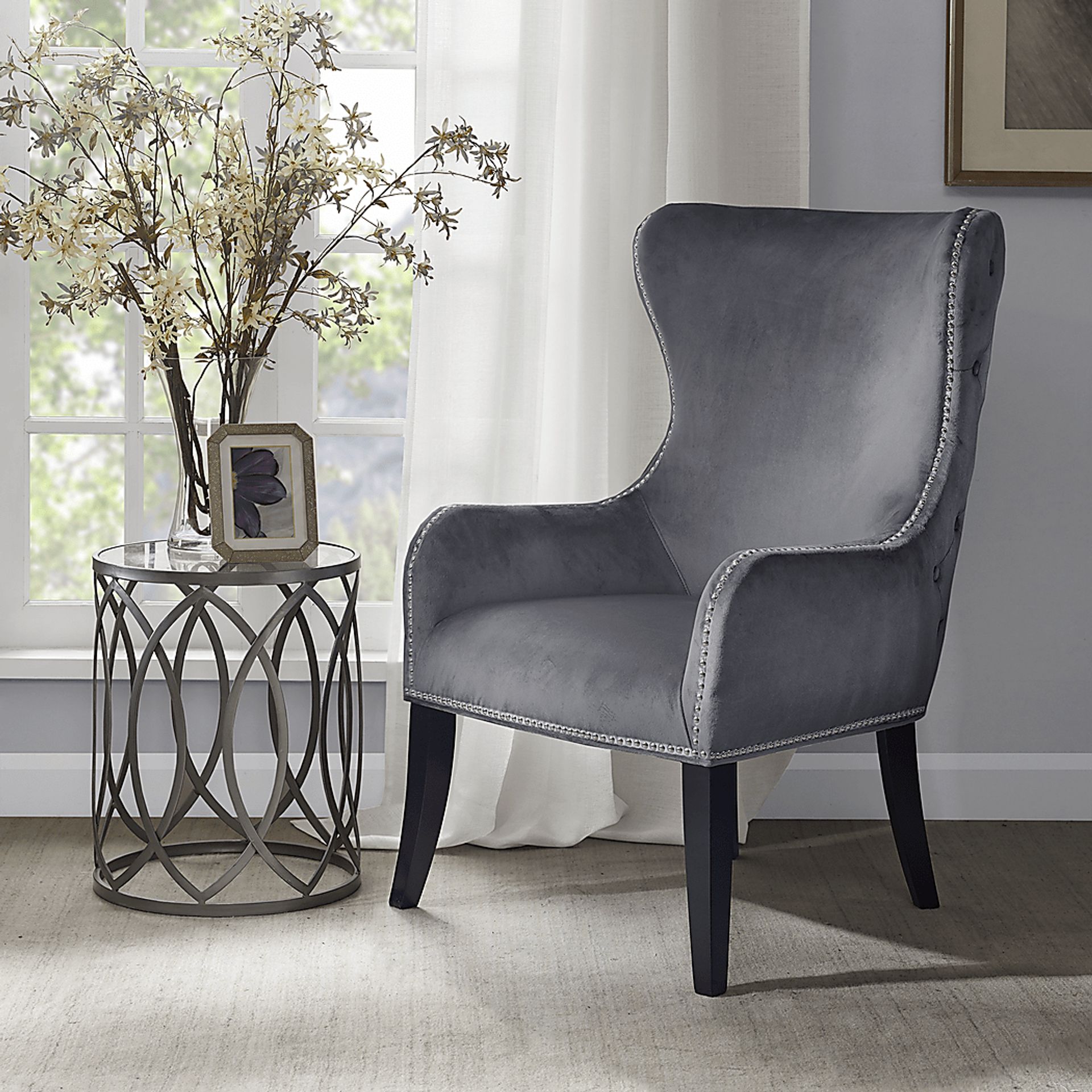 Brittmore Gray Accent Chair - Image 2