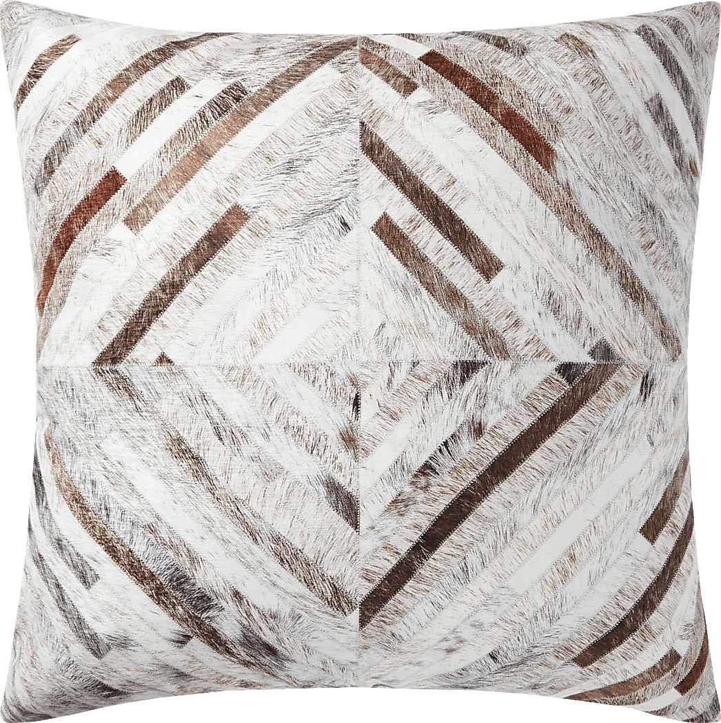 Brivas Gray Floor Pillow