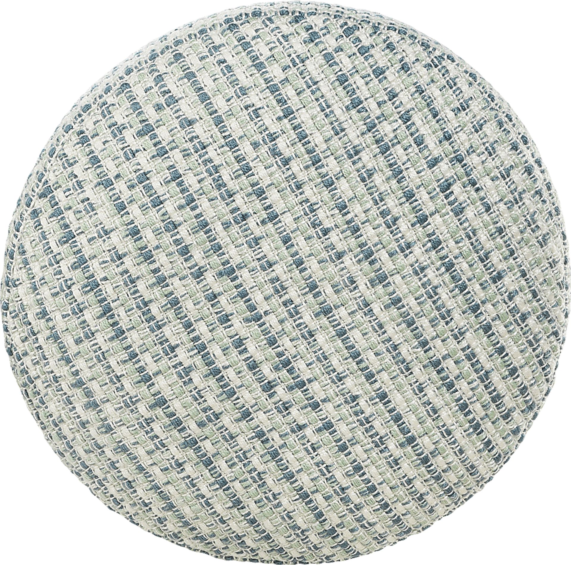 Briville Blue/Green Indoor/Outdoor Pouf - Image 4