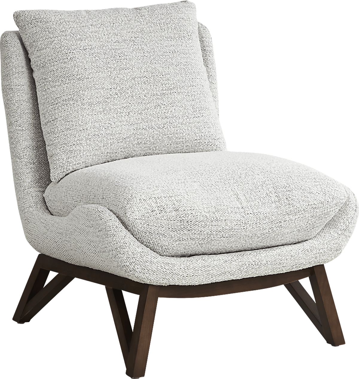 Brixleigh OffWhite Beige,White Microfiber Accent Chair Rooms to Go
