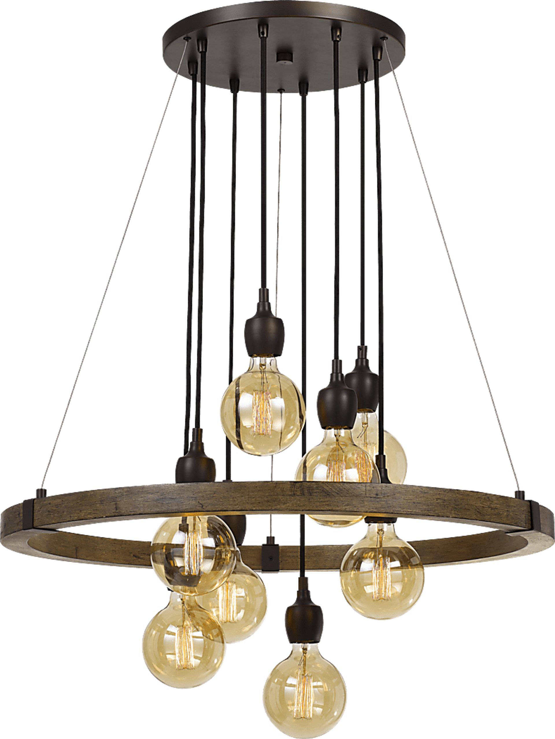 Brixworth Brown Large Chandelier - Image 1