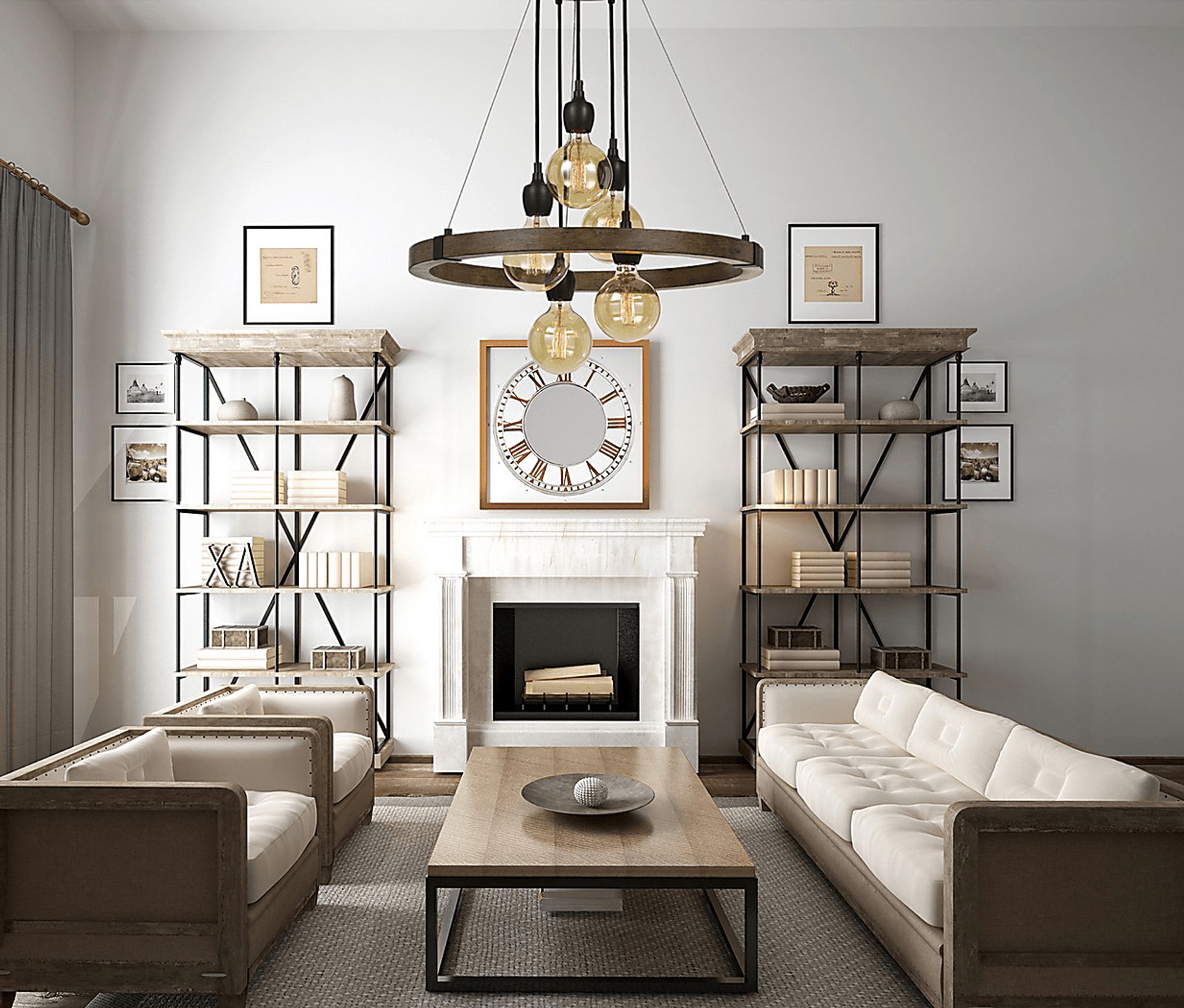 Brixworth Brown Small Chandelier - Image 2