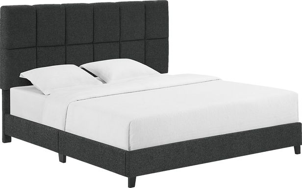 Briya Gray King Upholstered Bed