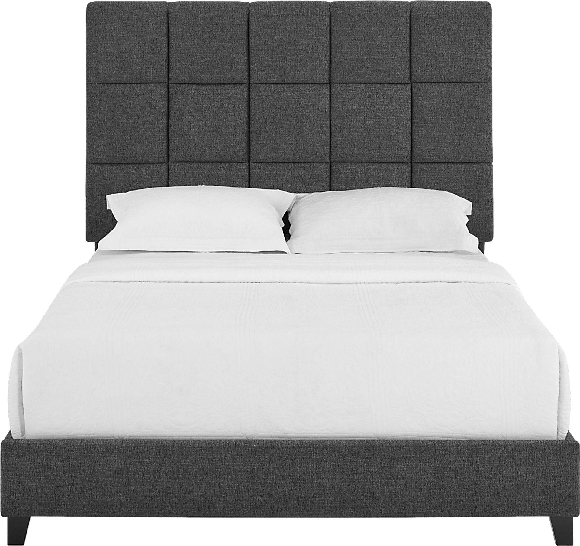 Briya Gray Queen Upholstered Bed - Image 7