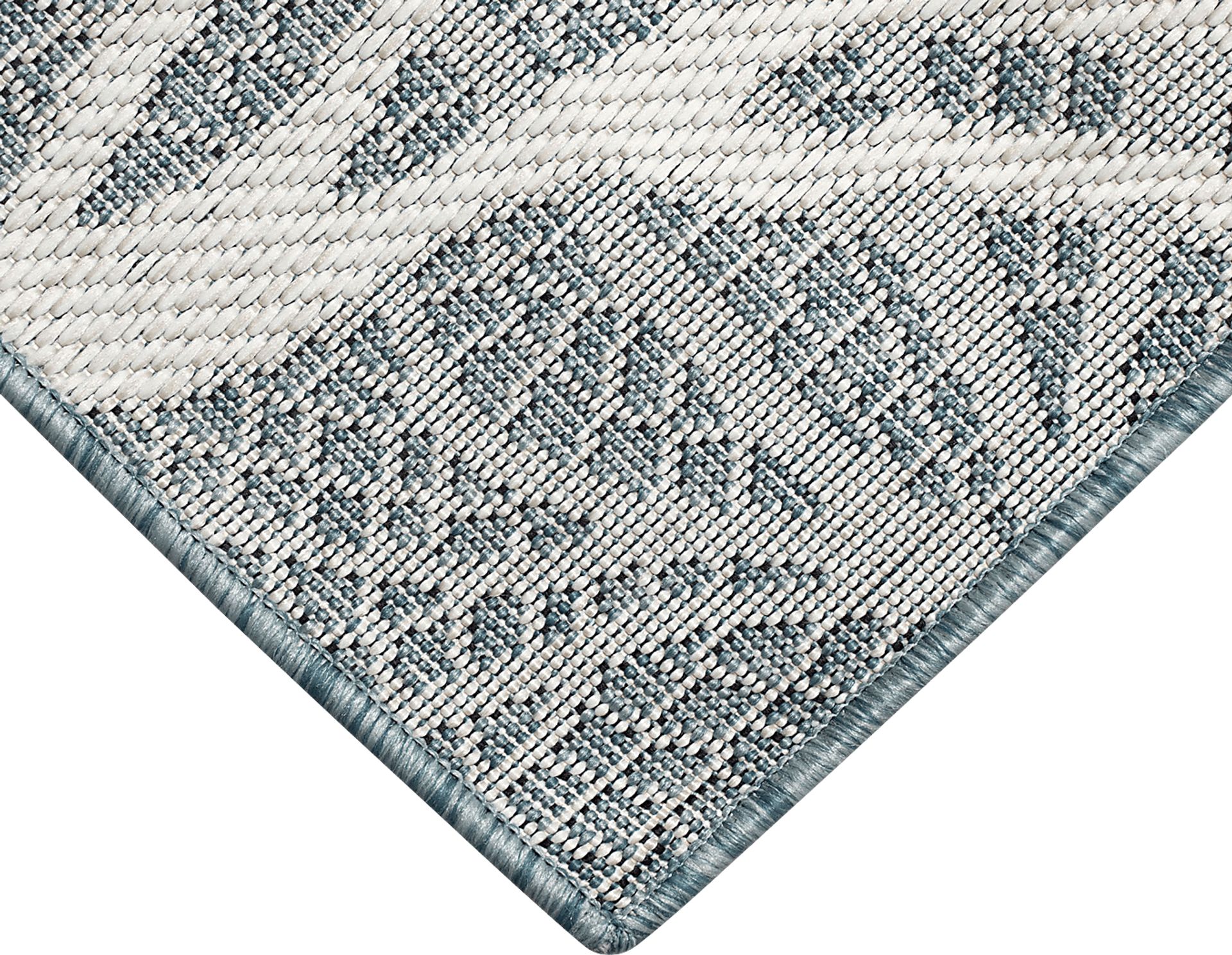 Briza Aqua 6'6 x 9'4 Indoor/Outdoor Rug - Image 6