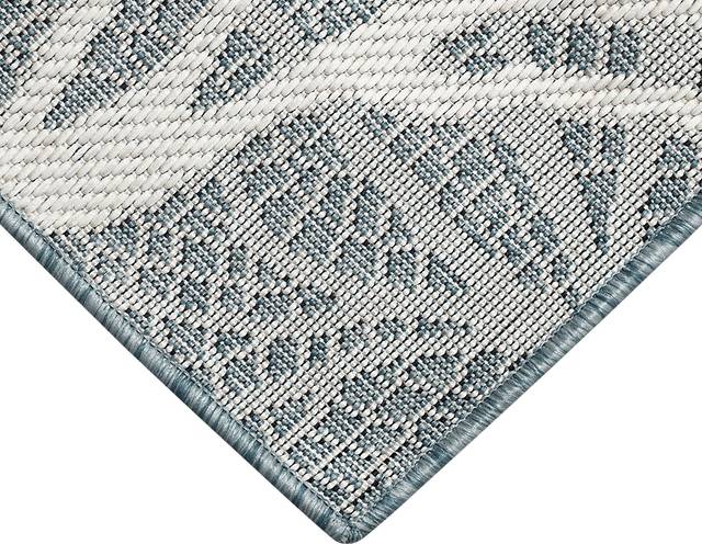 Briza Aqua 7'10 x 9'10 Indoor/Outdoor Rug - Thumbnail - Image 6