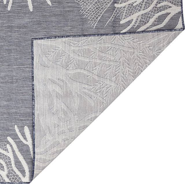 Briza Navy 6'6 x 9'4 Indoor/Outdoor Rug - Thumbnail - Image 5