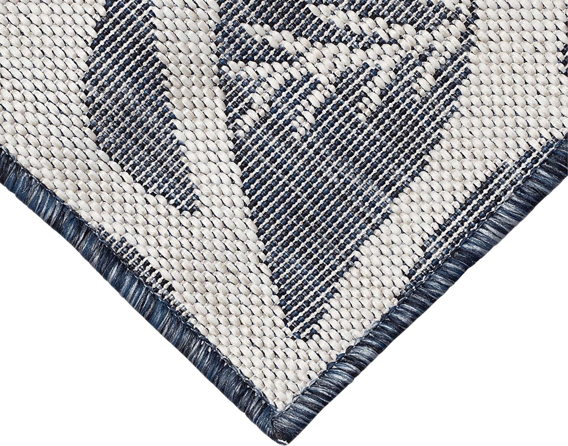 Briza Navy 6'6 x 9'4 Indoor/Outdoor Rug - Image 6