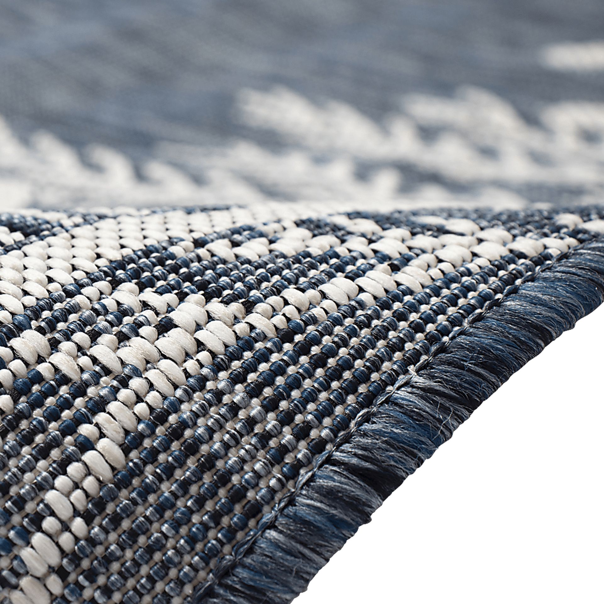 Briza Navy 6'6 x 9'4 Indoor/Outdoor Rug - Image 8