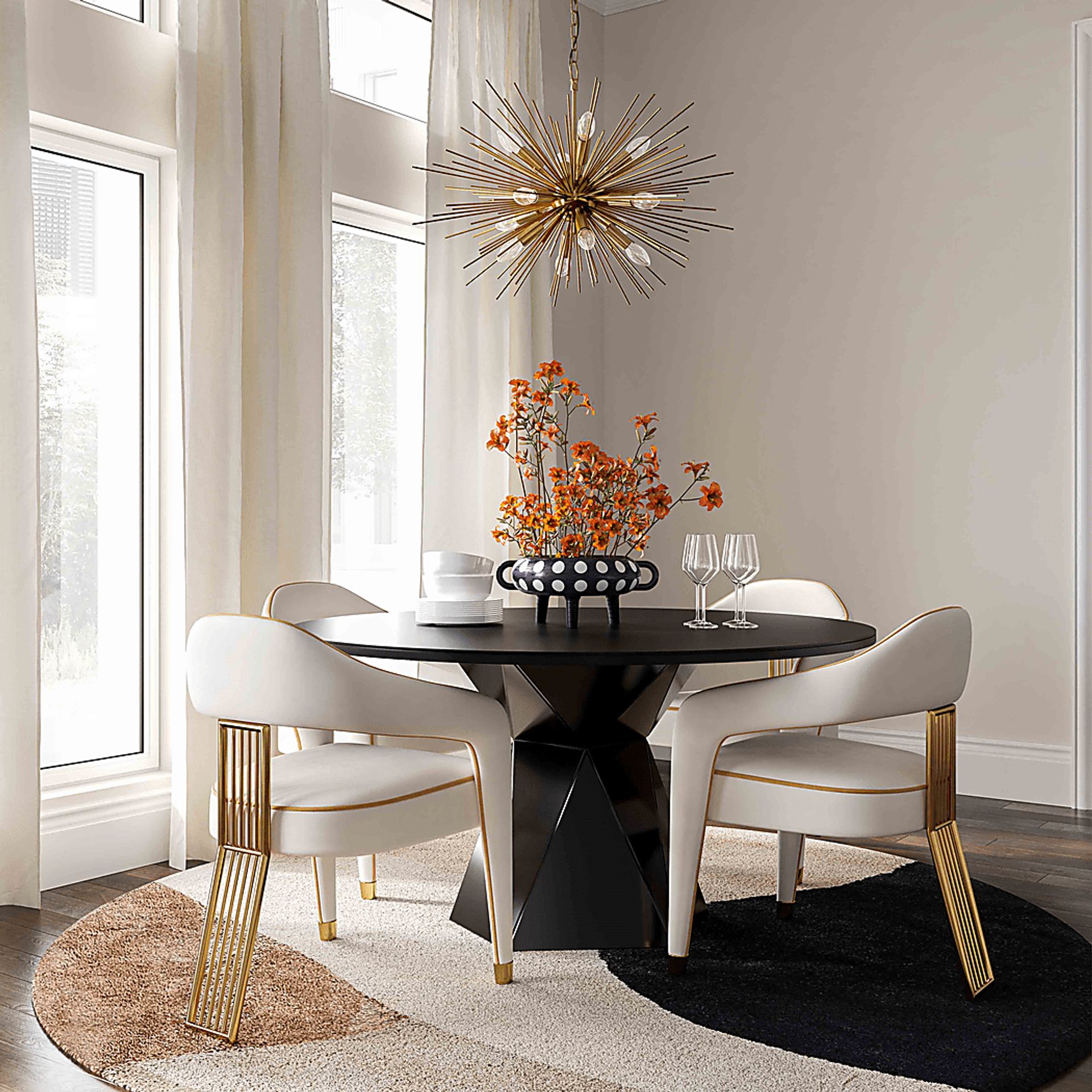 Broadalbin Cream Arm Chair - Image 2