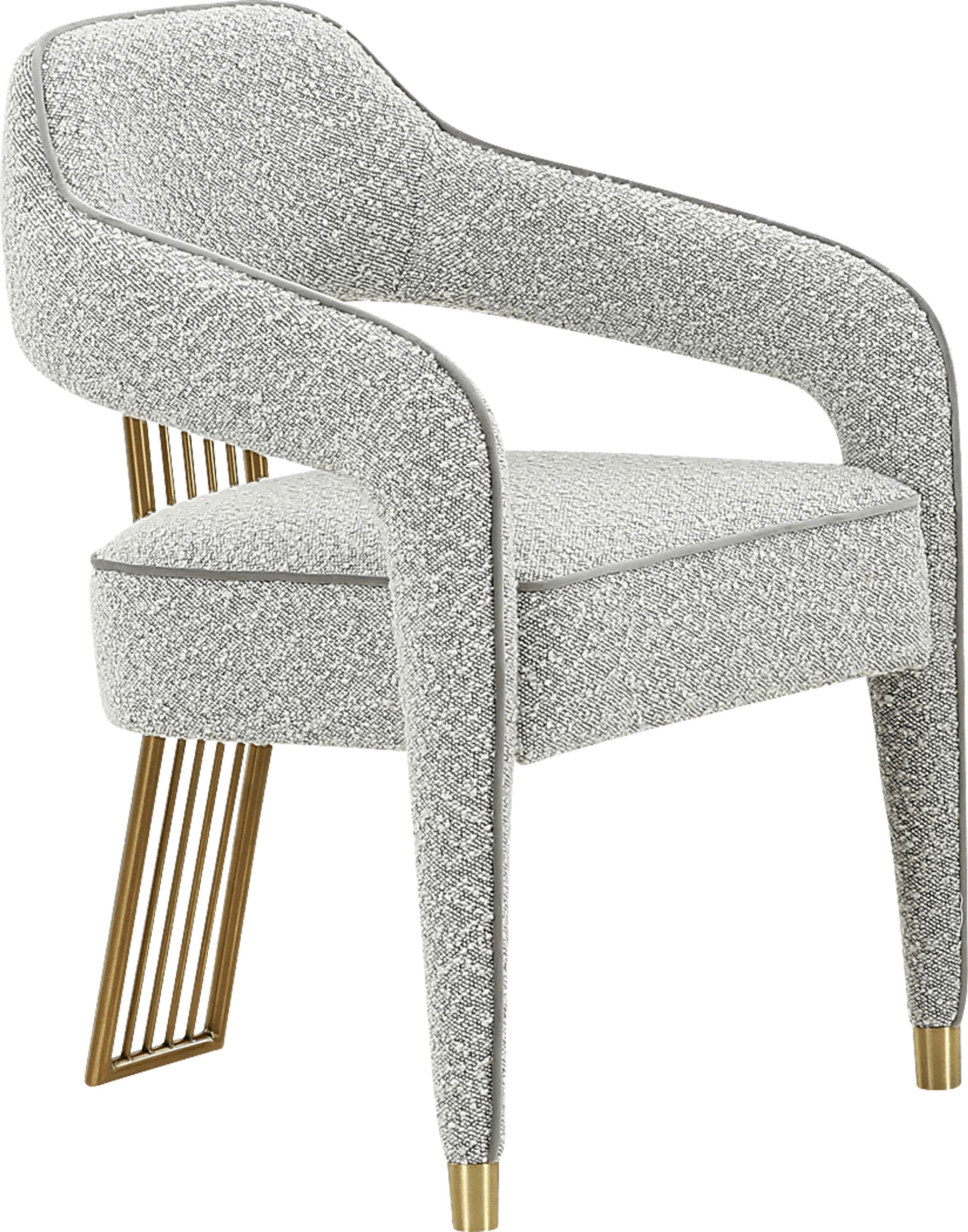 Broadalbin Gray Arm Chair - Image 1