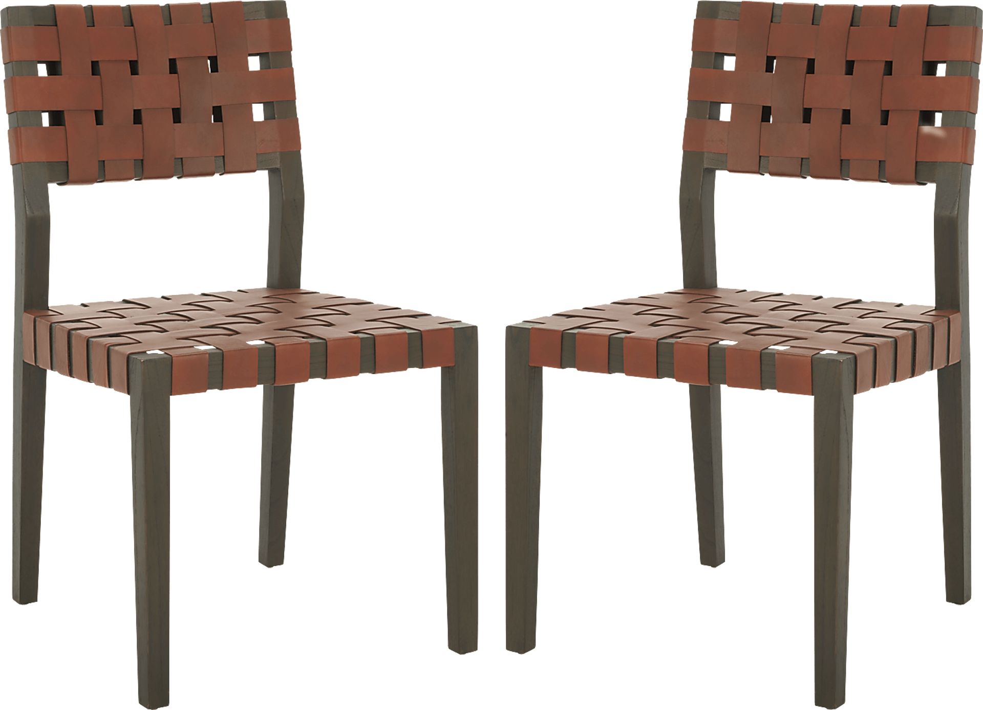 Broader Brown Side Chairs, Set of 2 - Image 1