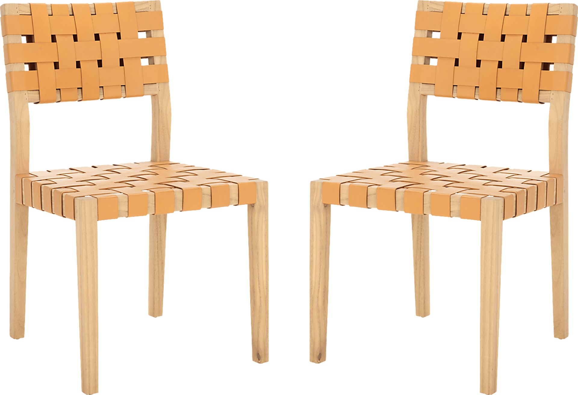 Broader Tan Side Chairs, Set of 2 - Image 1