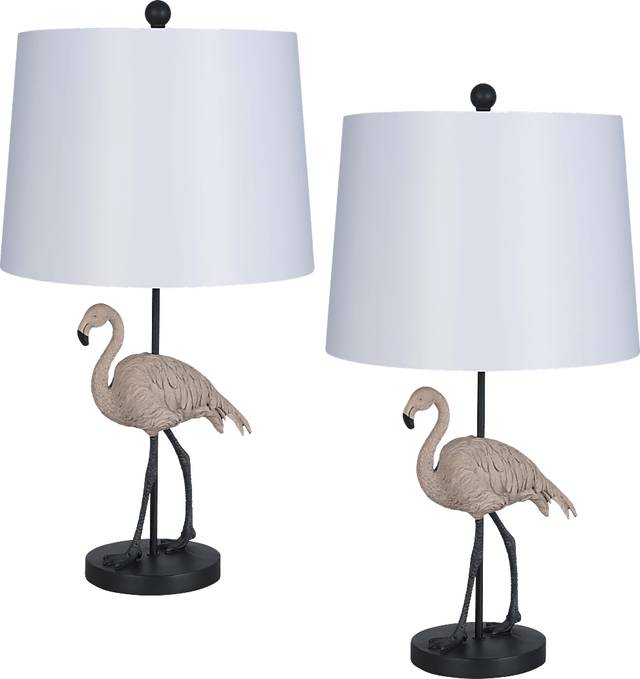 Broadford Pink Lamp, Set of 2 - Thumbnail - Image 1